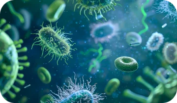 Gut bacteria and vision connection