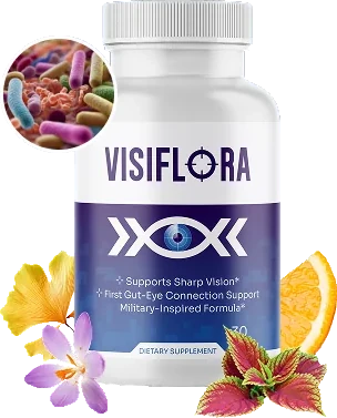 VisiFlora vision support supplement bottle